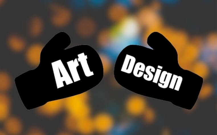 differences between art and design
